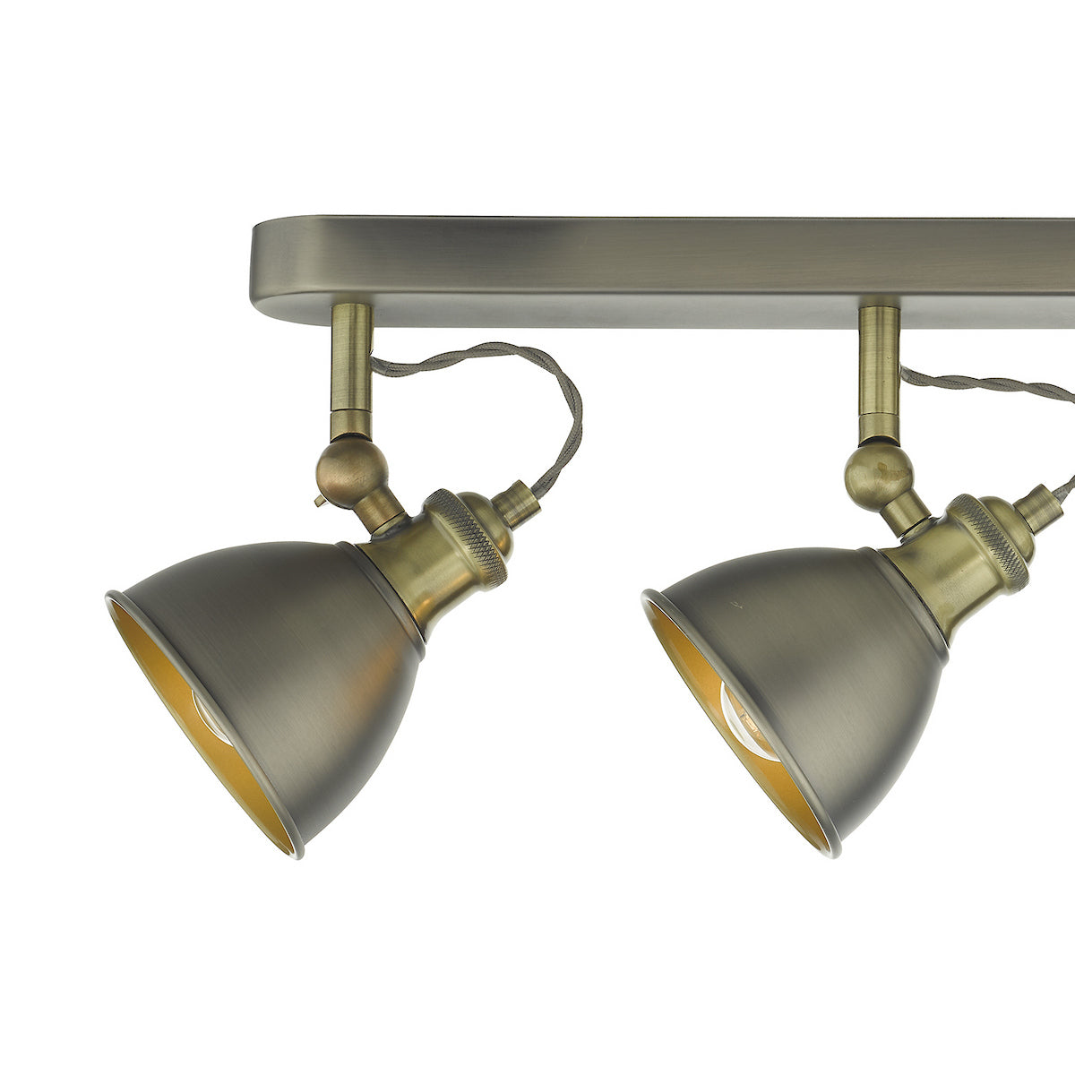 GOVERNOR 4LT BAR SPOTLIGHT ANT CHR ANT BRA