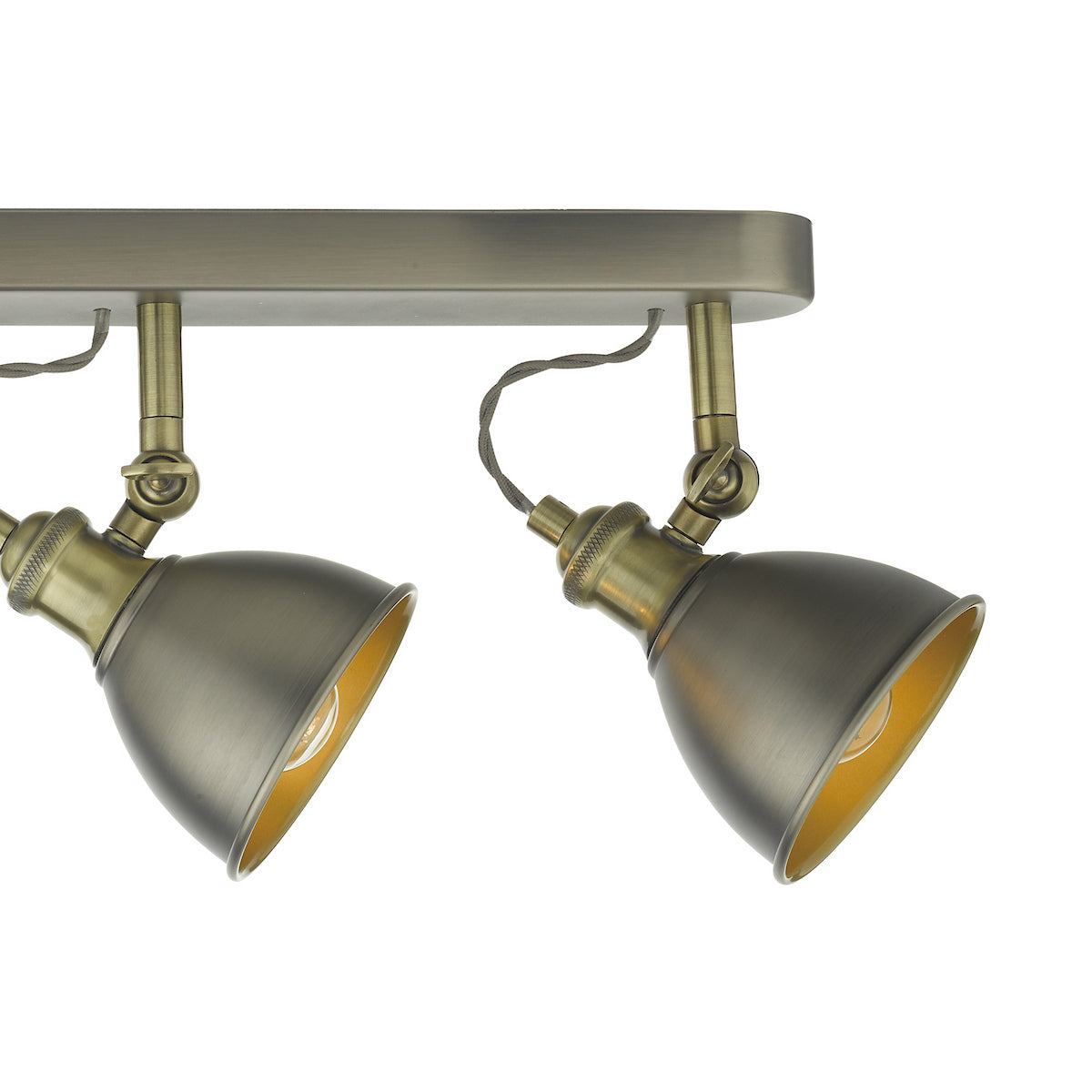 GOVERNOR 4LT BAR SPOTLIGHT ANT CHR ANT BRA