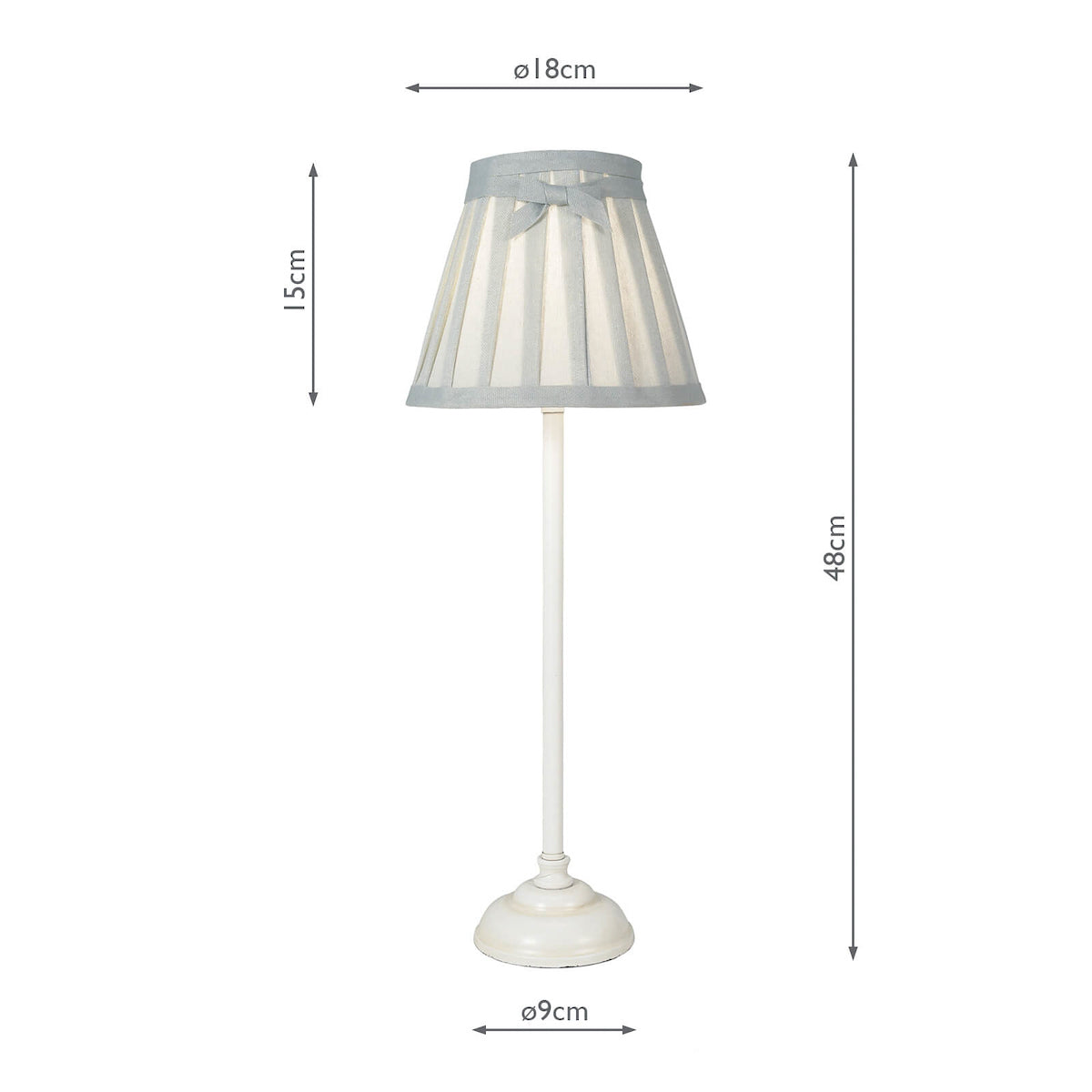 GRACE TL ANTIQUE WHITE CW SHD