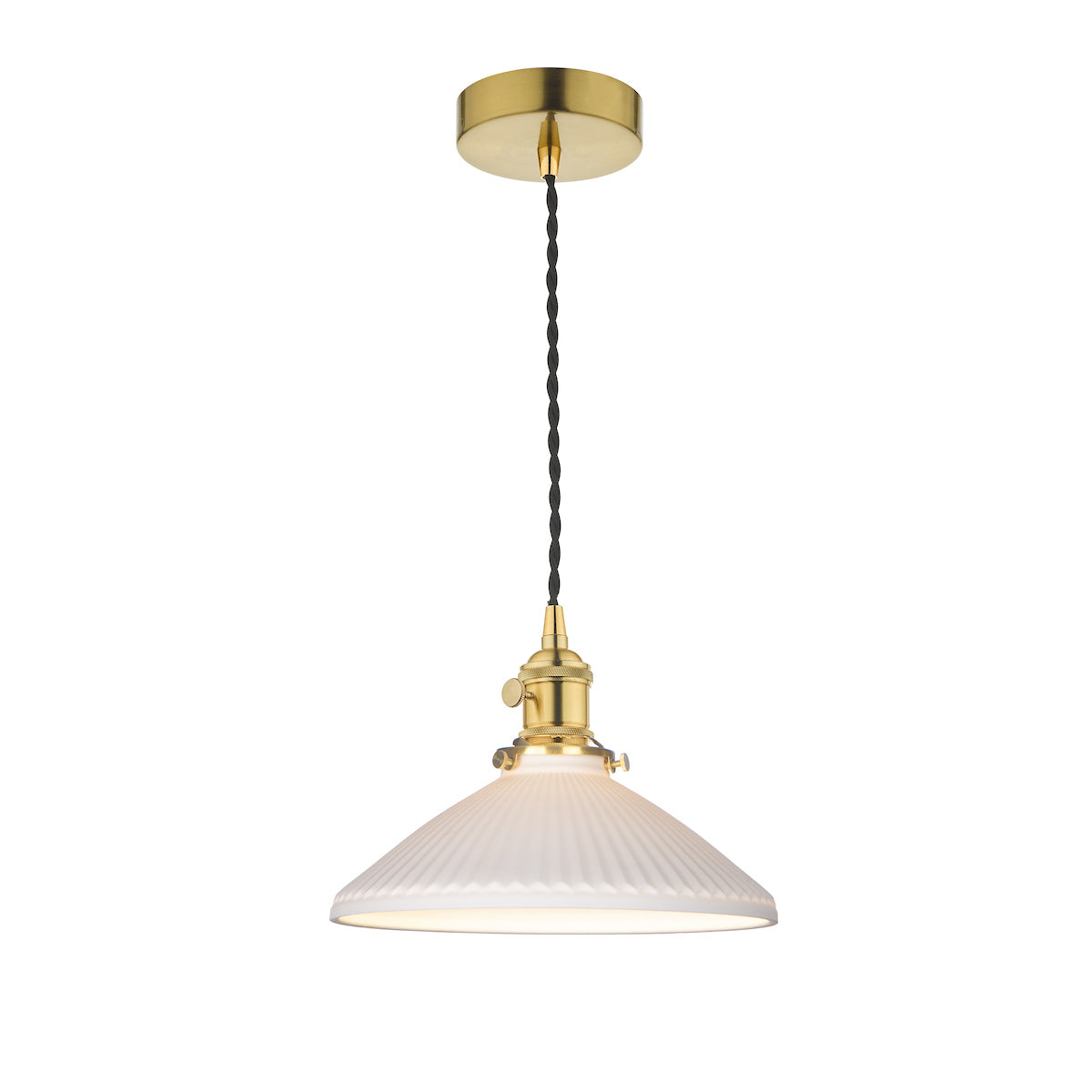 HADANO 1LT SUSPENSION BRASS CW CERAMIC SHALLOW SHD