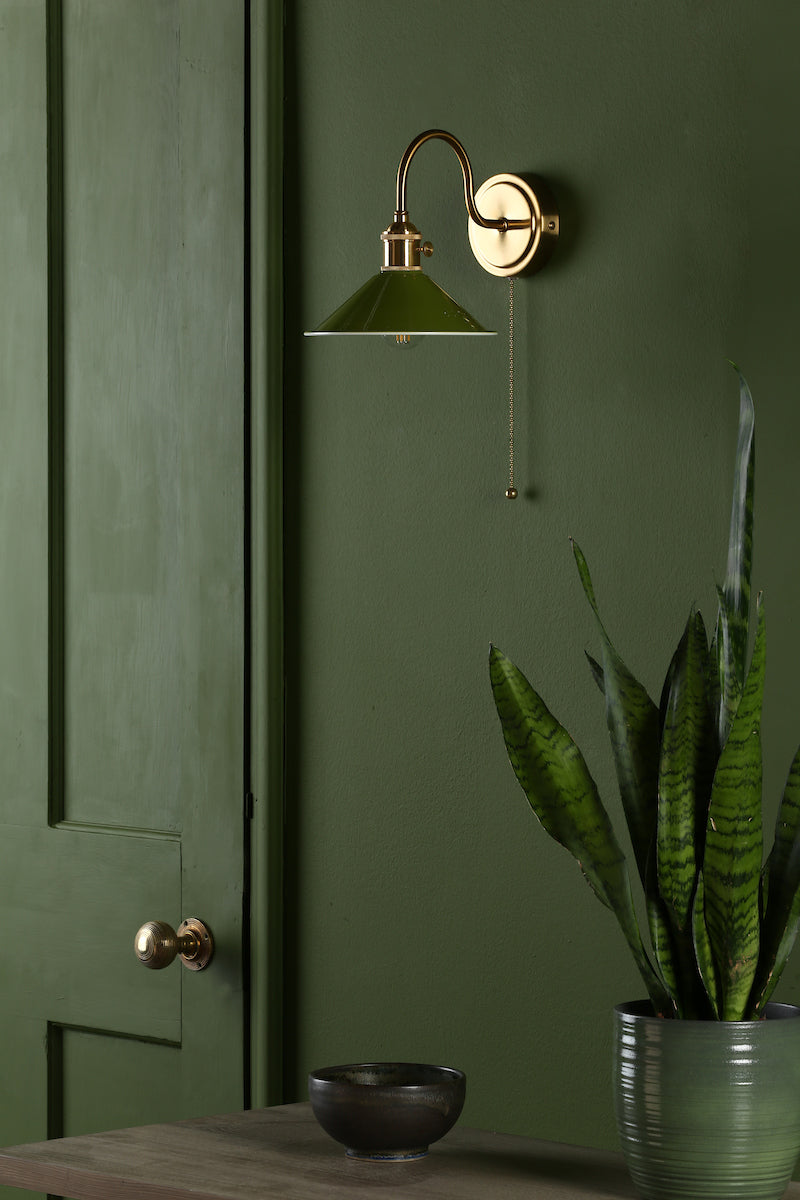HADANO 1LT W/LT BRASS WITH OLIVE GREEN METAL SHD