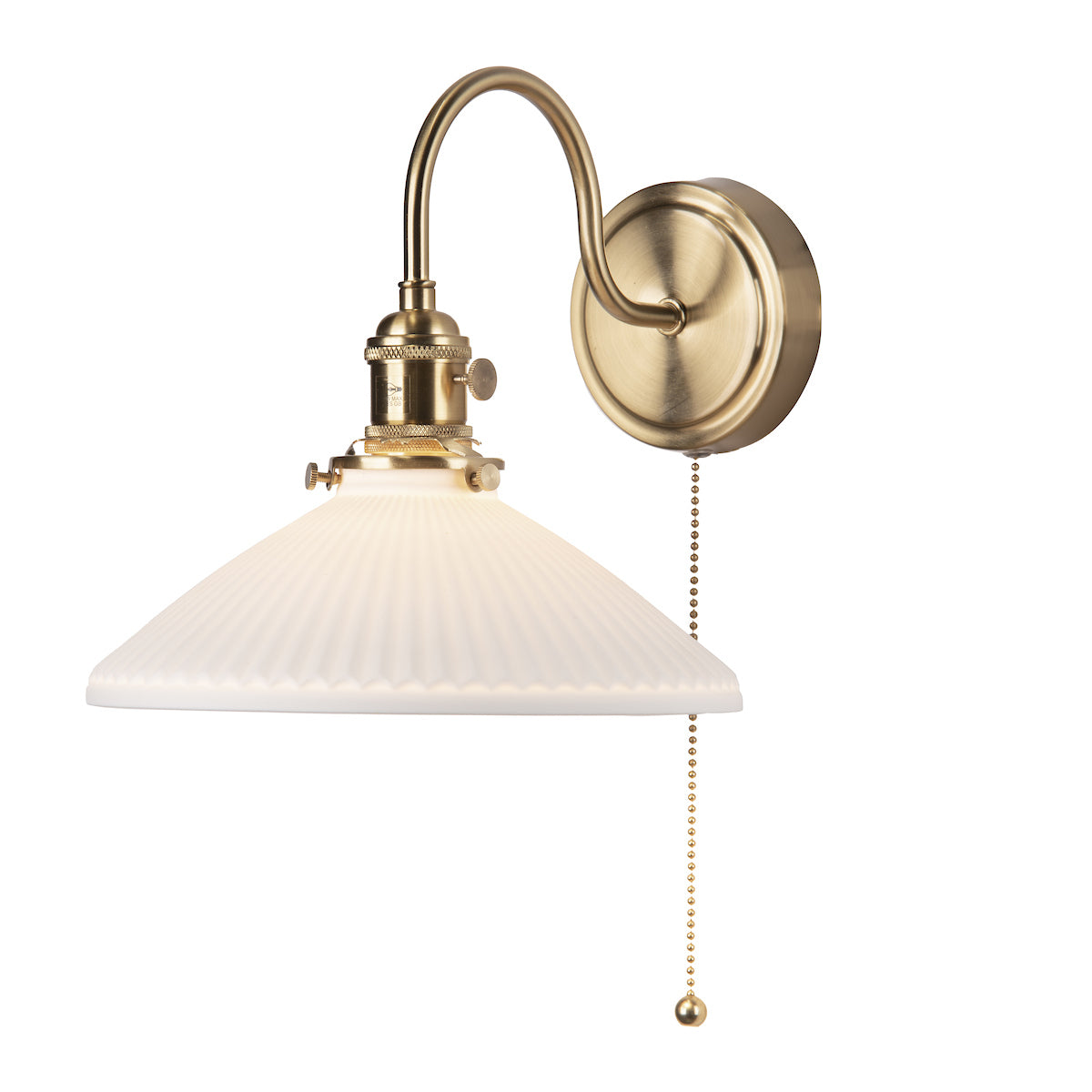 HADANO 1LT W/LT BRASS WITH CERAMIC SHALLOW SHD