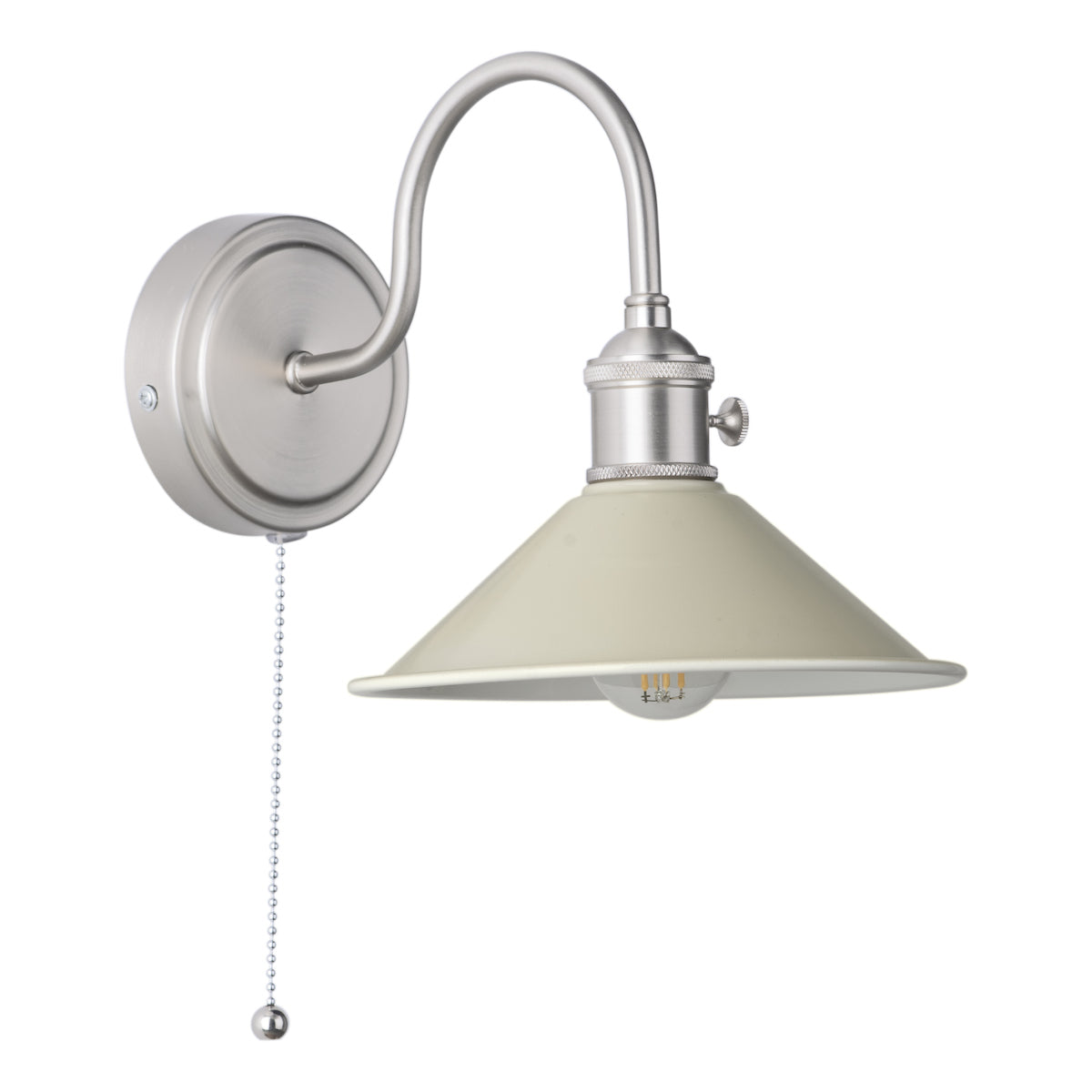 HADANO 1LT W/LT ANTIQUE CHROME WITH CASHMERE METAL