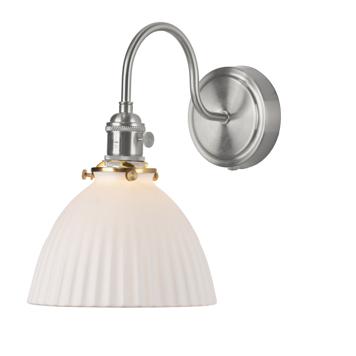 HADANO 1LT W/LT ANT CHR WITH CERAMIC DOMED SHD