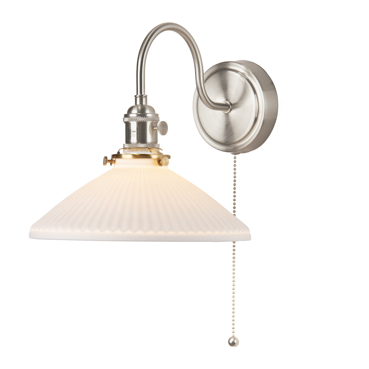 HADANO 1LT W/LT ANT CHR WITH CERAMIC SHALLOW SHD