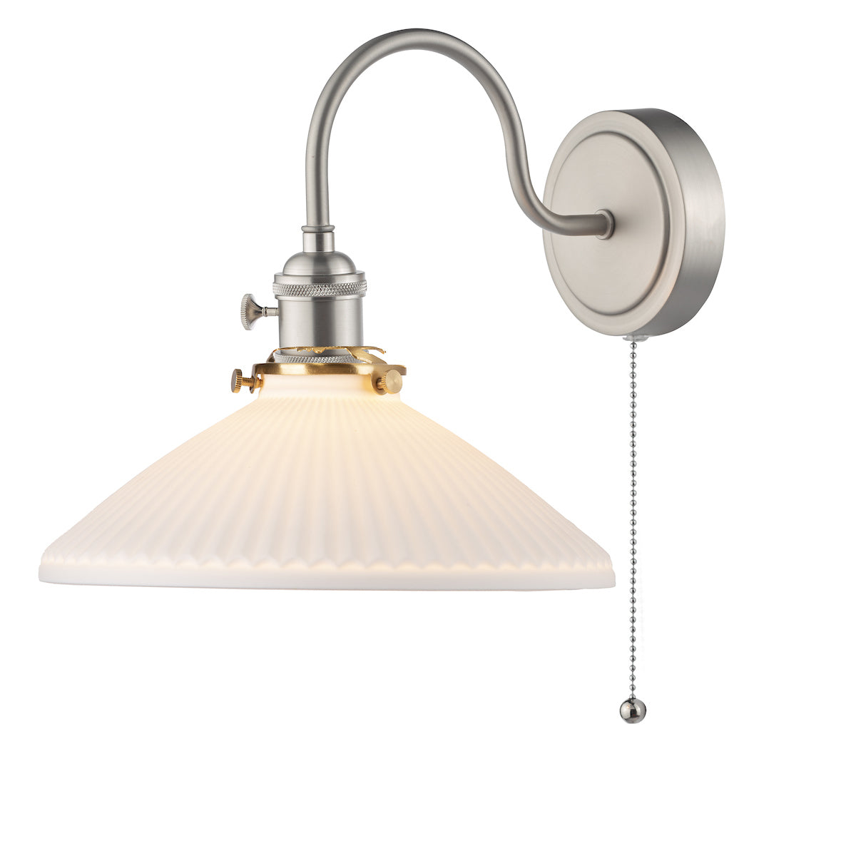 HADANO 1LT W/LT ANT CHR WITH CERAMIC SHALLOW SHD