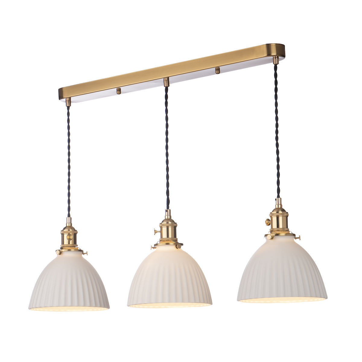HADANO 3LT SUSPENSION BRASS WITH CERAMIC DOMED SHD