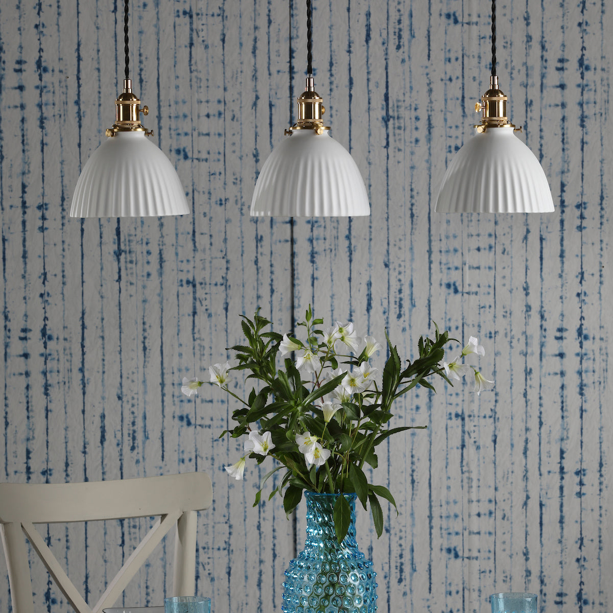 HADANO 3LT SUSPENSION BRASS WITH CERAMIC DOMED SHD