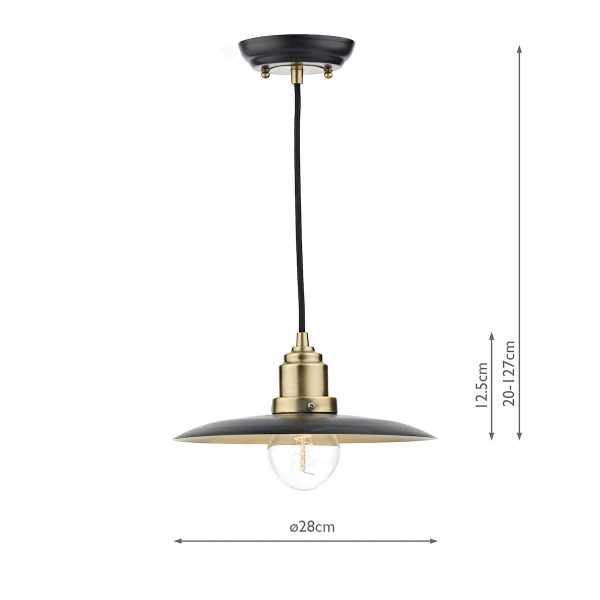 HANNOVER 1LT PENDANT BLACK ANT BRA
