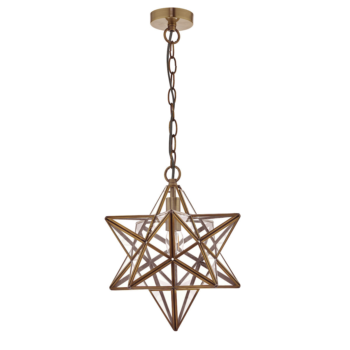 ILARIO 1LT STAR PENDANT LARGE ANT BRA