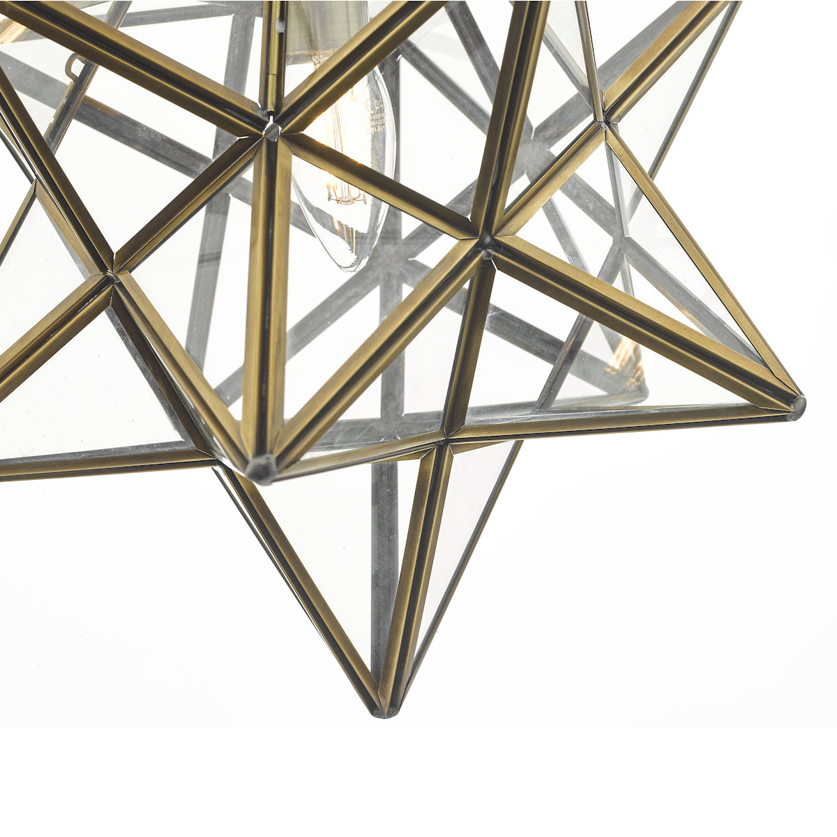 ILARIO 1LT STAR PENDANT LARGE ANT BRA