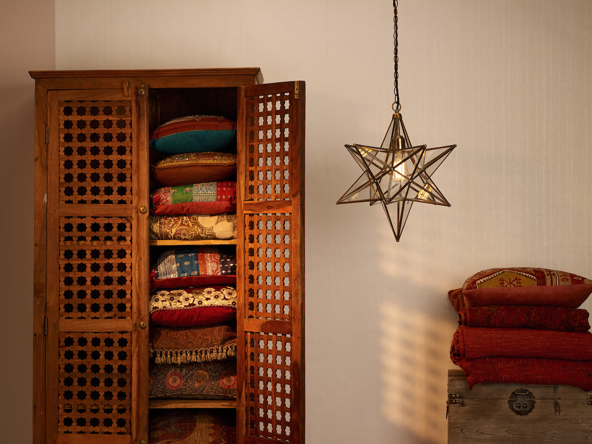 ILARIO 1LT STAR PENDANT LARGE ANT BRA