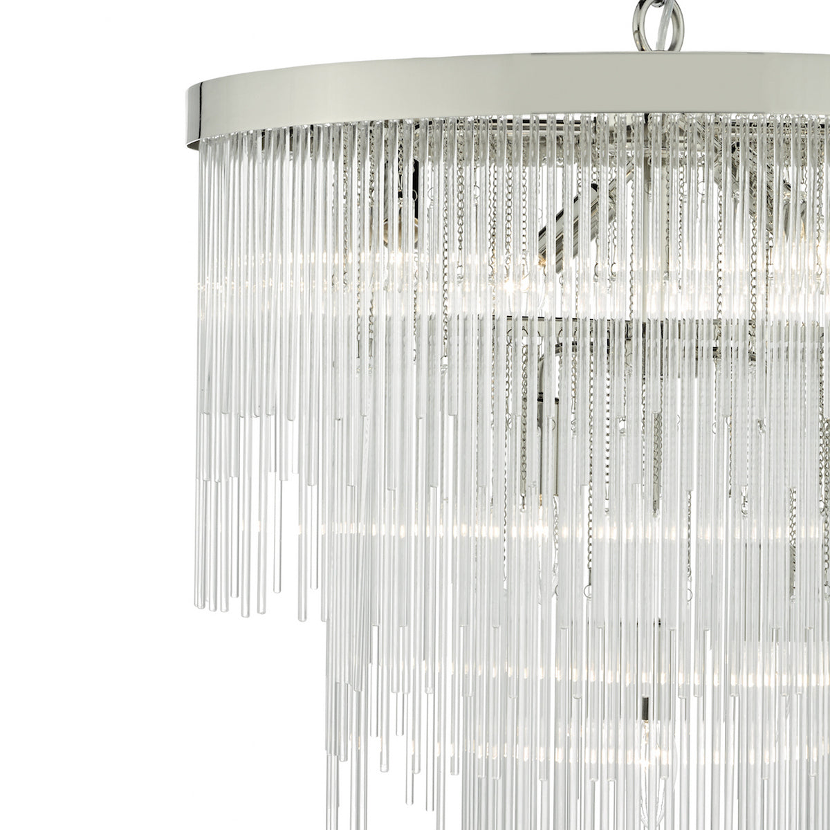 ISLA 7LT PENDANT POL CHR/ CLEAR