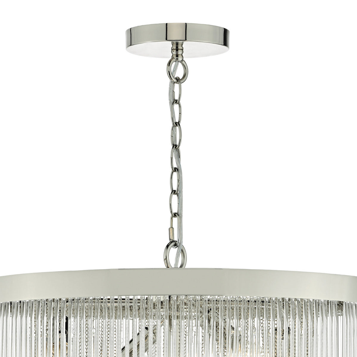 ISLA 7LT PENDANT POL CHR/ CLEAR