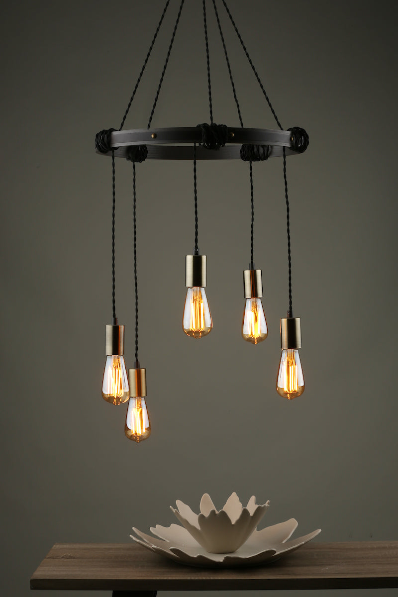 IVAN 5LT PENDANT RUSTIC