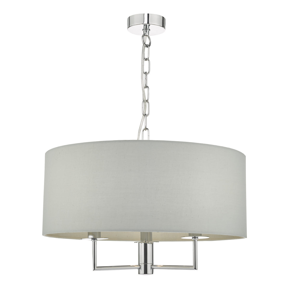 JAMELIA 3LT PENDANT POL CHR SHADELIER