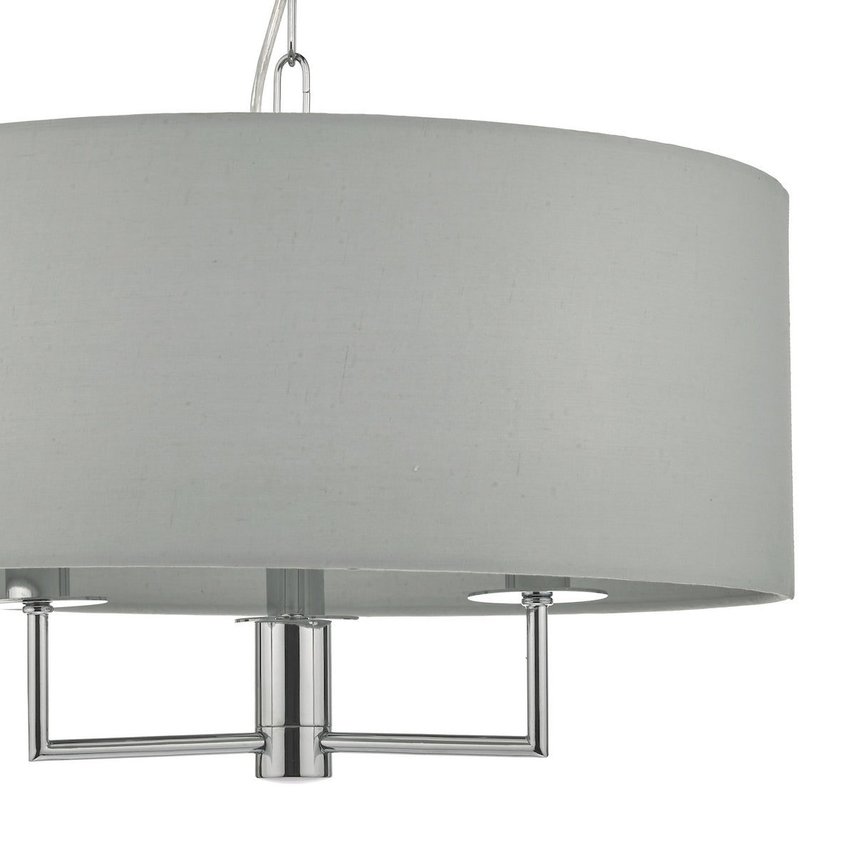 JAMELIA 3LT PENDANT POL CHR SHADELIER