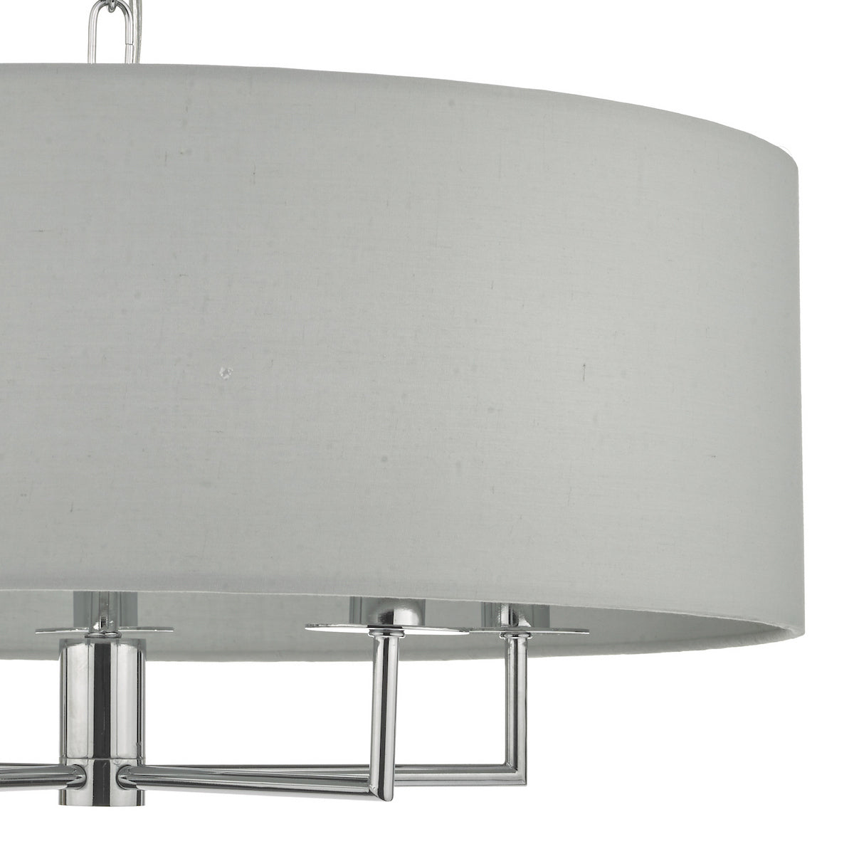 JAMELIA 5LT PENDANT POL CHR SHADELIER