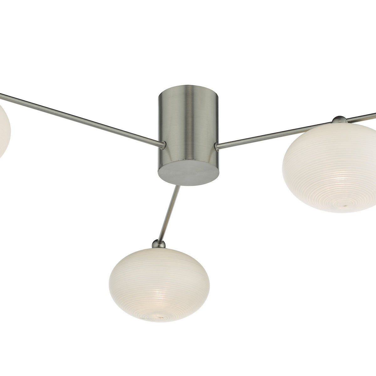 JASPER 3LT SEMI FLUSH SAT NICKEL