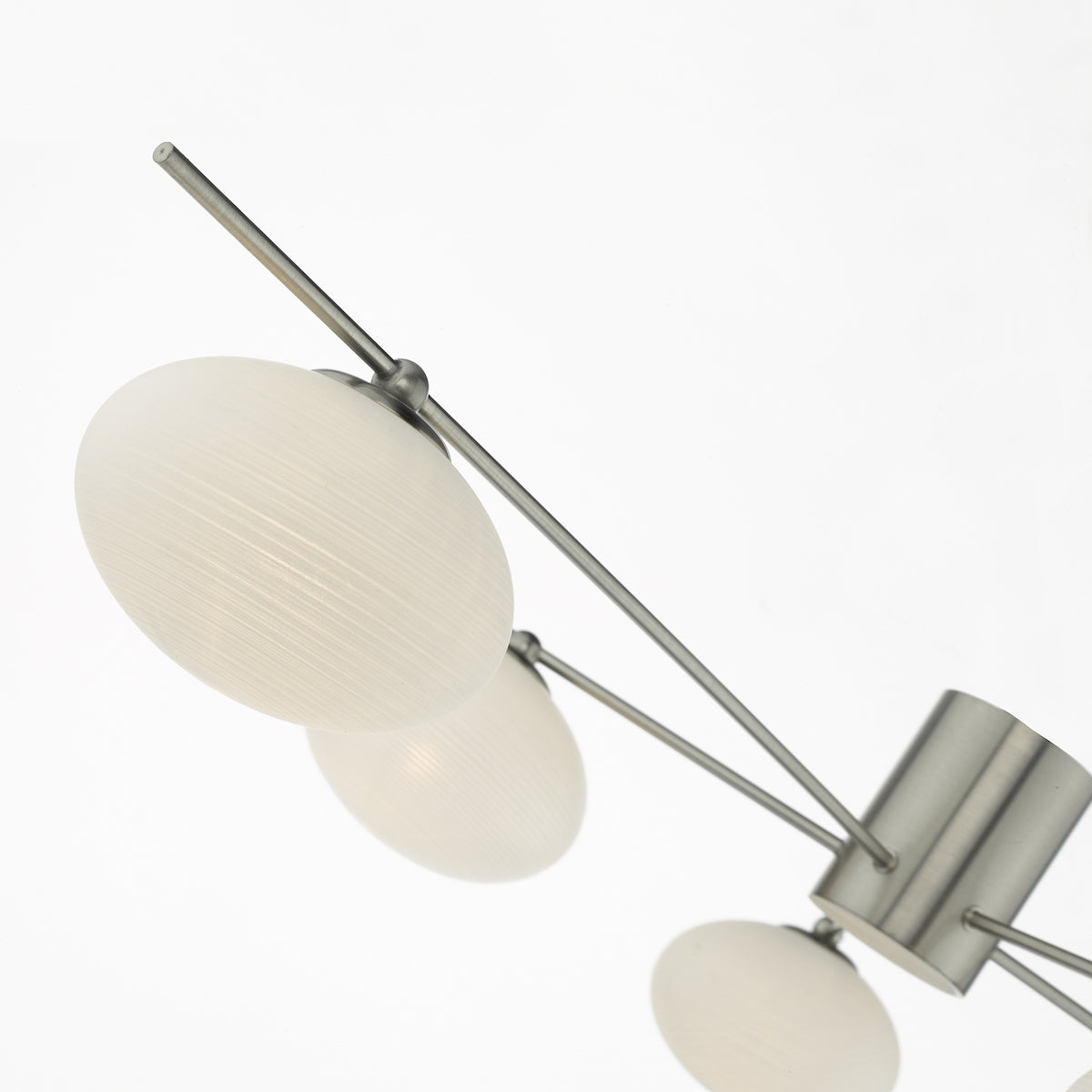 JASPER 5LT SEMI FLUSH SAT NICKEL