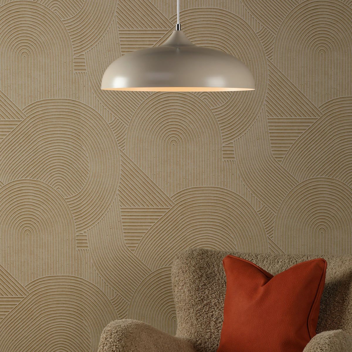KAELAN 1LT PENDANT CASHMERE