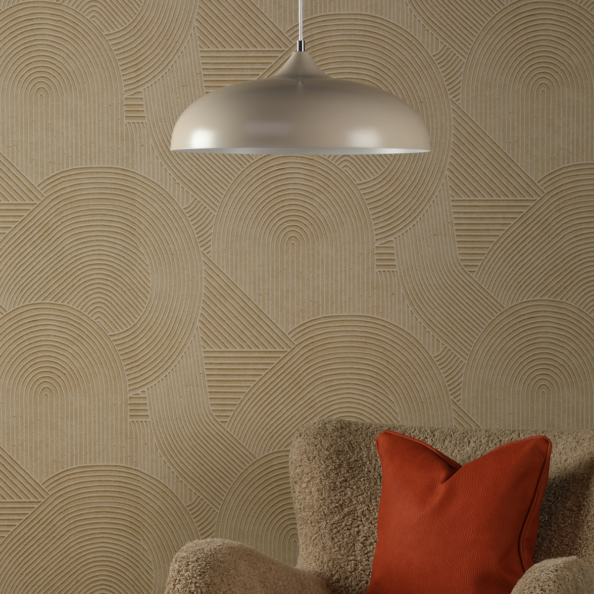 KAELAN 1LT PENDANT CASHMERE