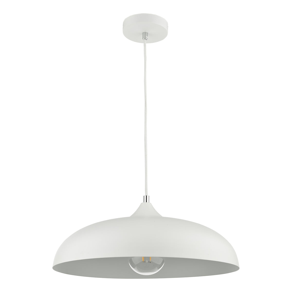 KAELAN 1LT PENDANT WHITE