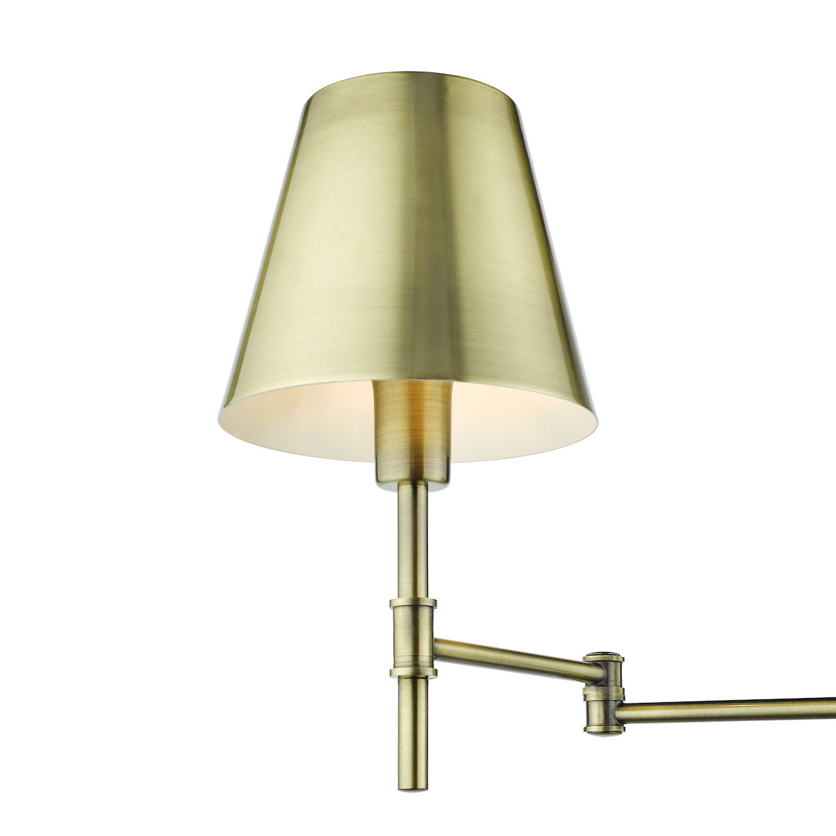 KENSINGTON WALL LIGHT TRADITIONAL SWING ARM ANTIQU