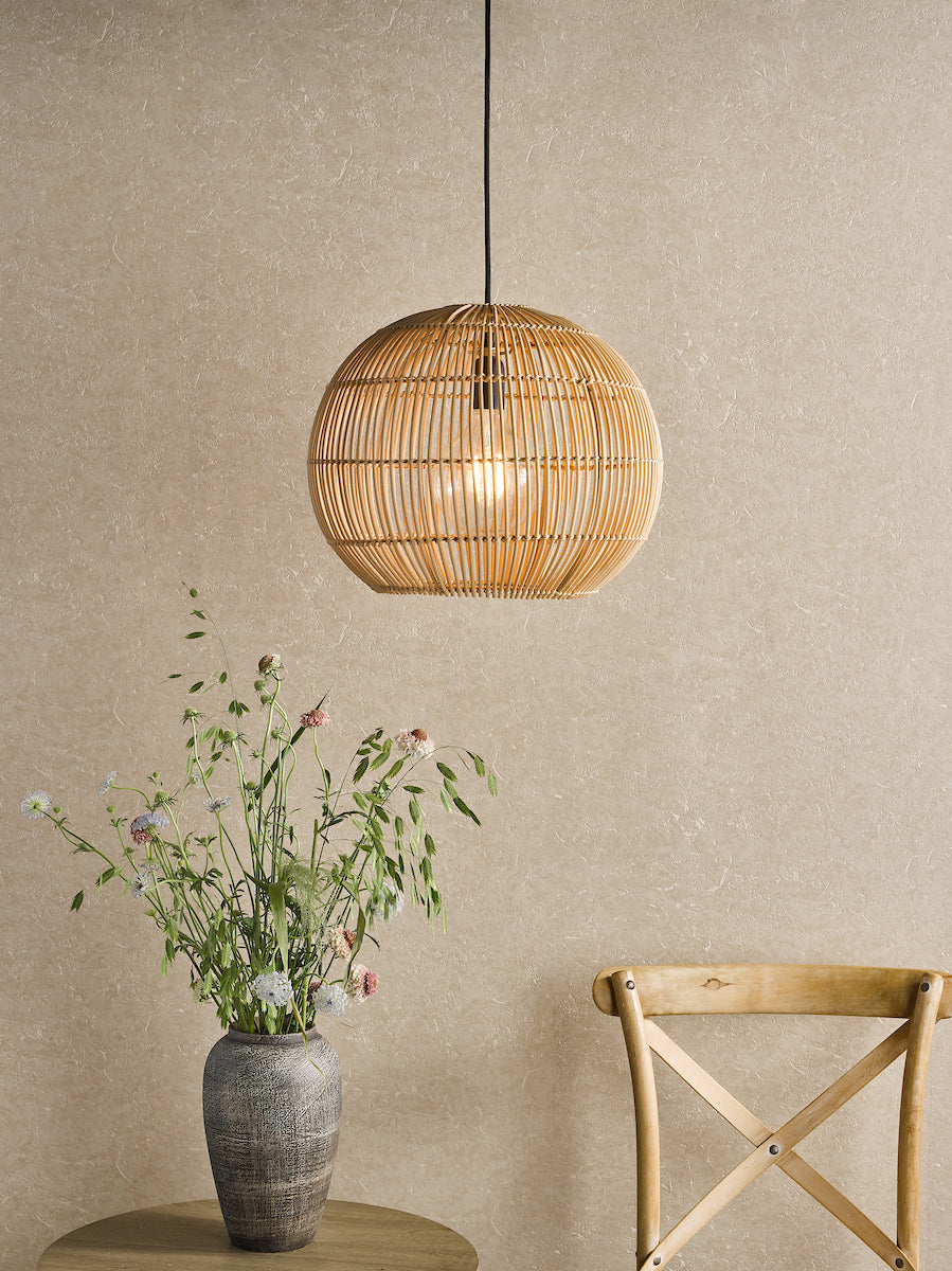 KESLER 1LT PENDANT RATTAN