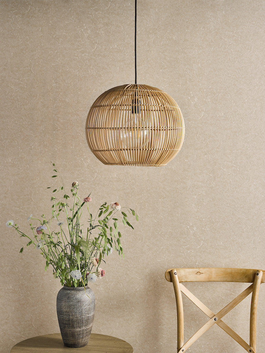 KESLER 1LT PENDANT RATTAN