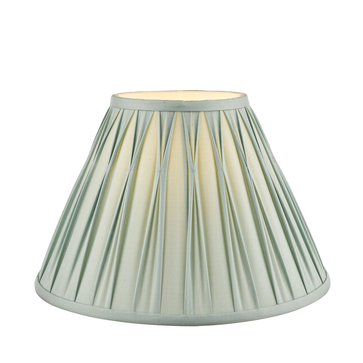Laura Ashley Fenn Silk Empire Drum Shade Duck Egg 30cm/12 inch