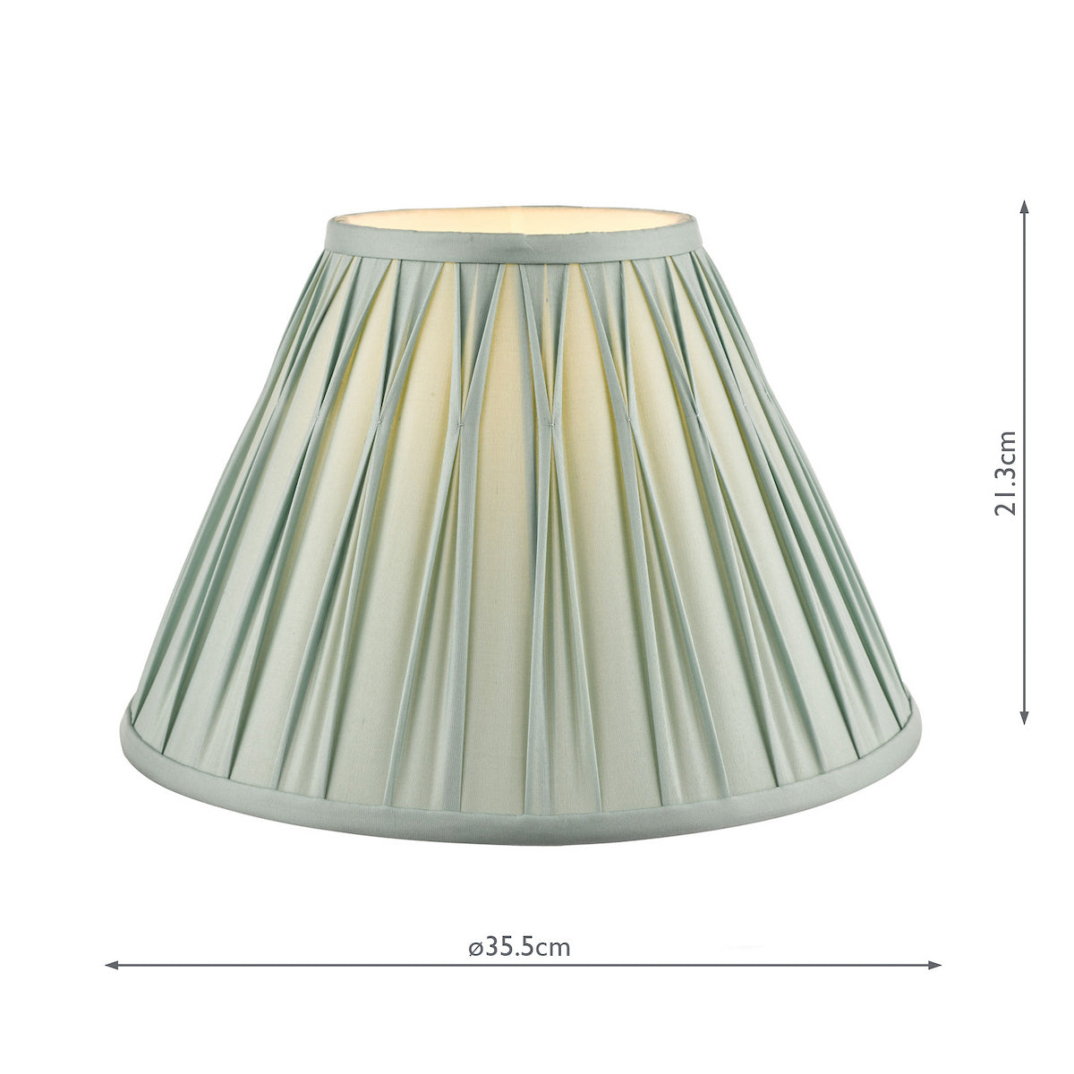 Laura Ashley Fenn Silk Empire Drum Shade Duck Egg 35cm/14 inch