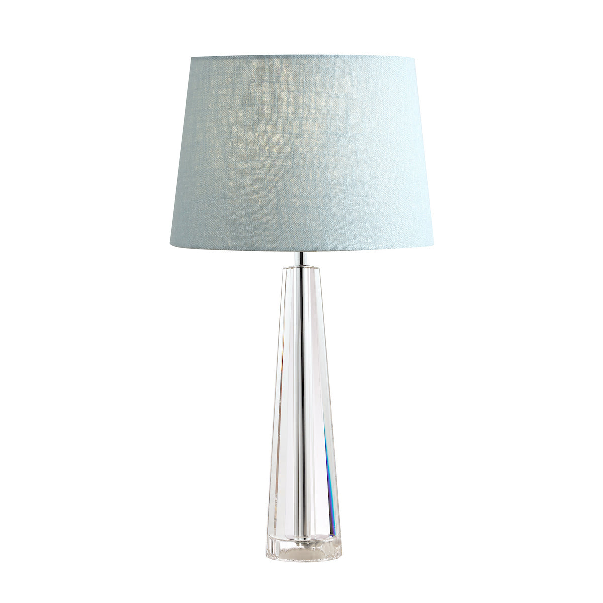 Laura Ashley Blake Medium Table Lamp Crystal Polished Chrome Base Only
