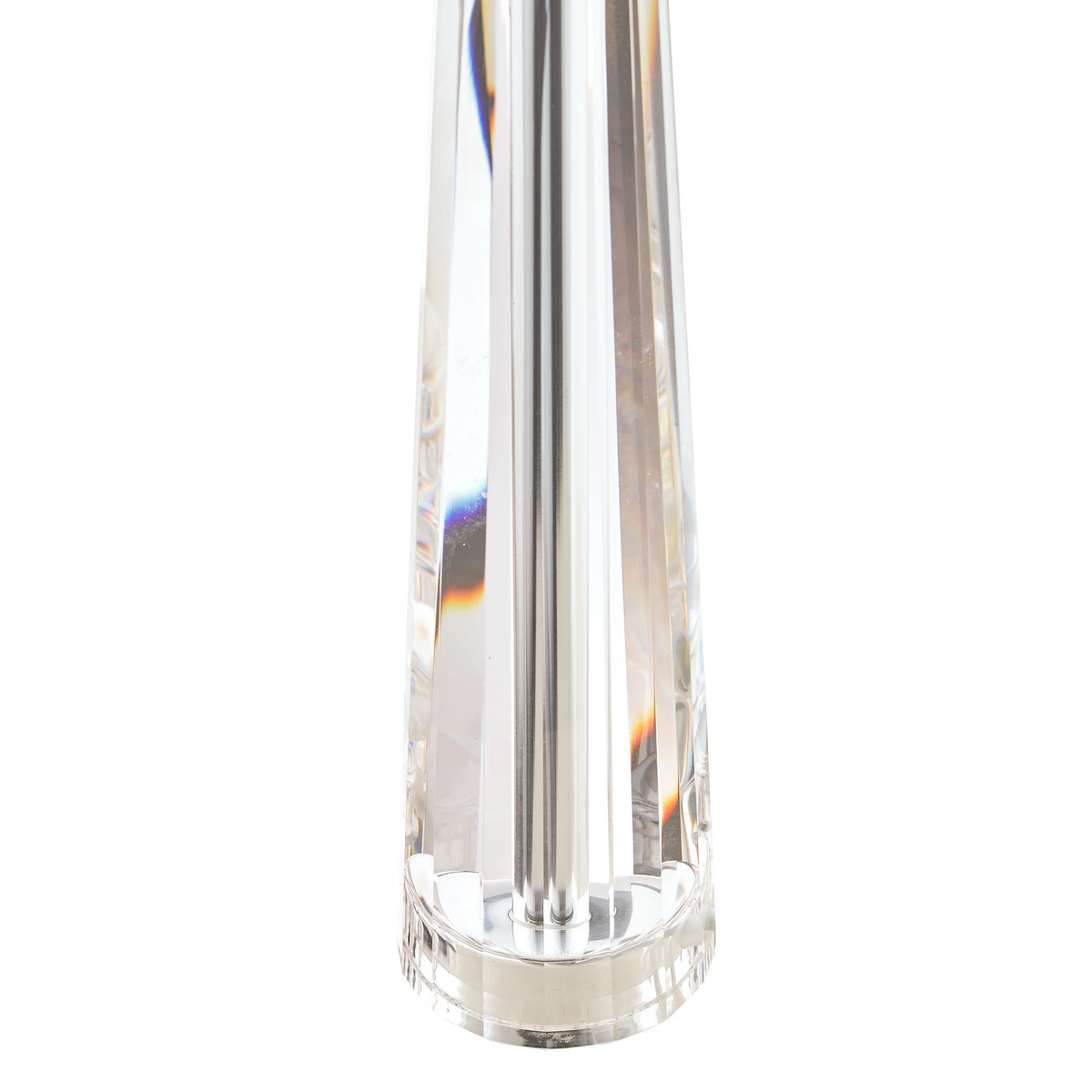 Laura Ashley Blake Medium Table Lamp Crystal Polished Chrome Base Only