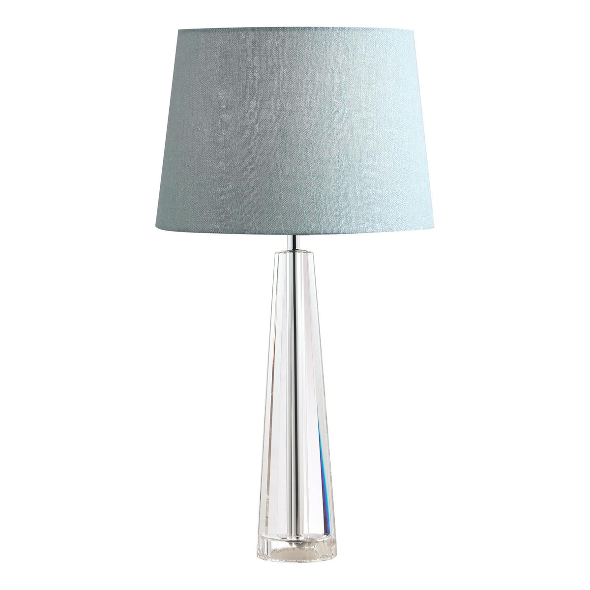 Laura Ashley Blake Medium Table Lamp Crystal Polished Chrome Base Only