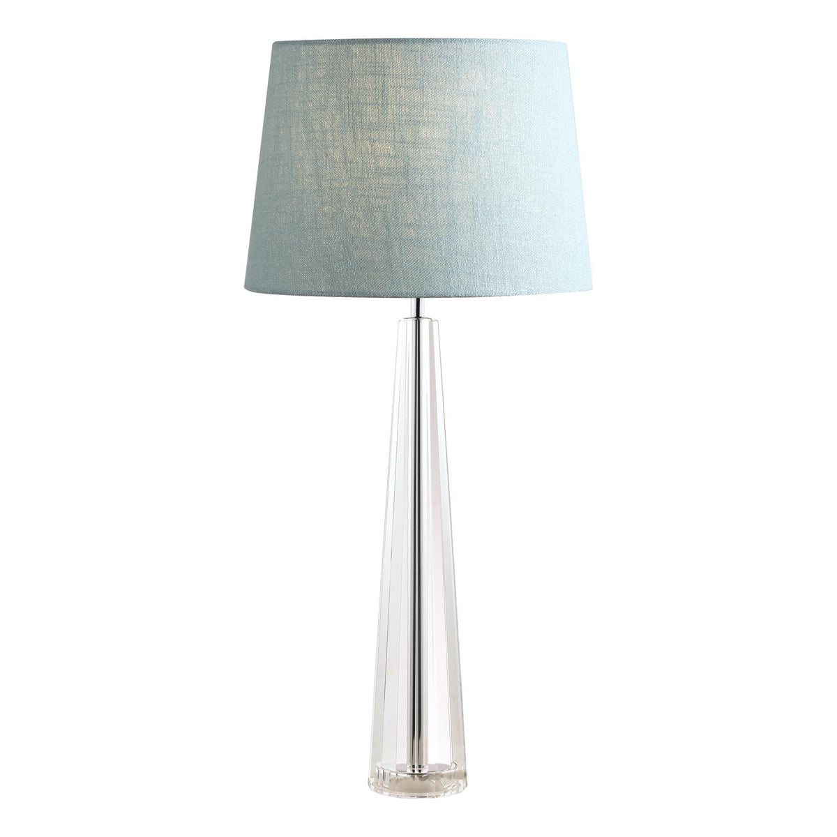 Laura Ashley Blake Large Table Lamp Crystal Polished Chrome Base Only