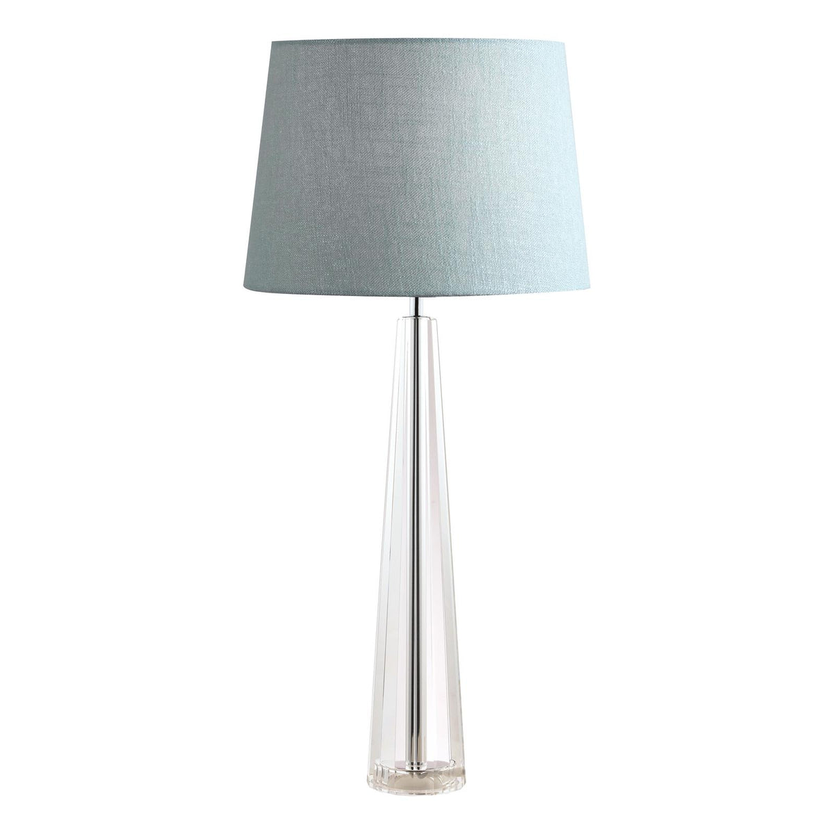 Laura Ashley Blake Large Table Lamp Crystal Polished Chrome Base Only