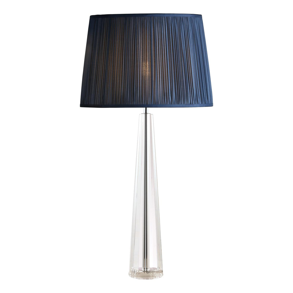 Laura Ashley Blake Large Table Lamp Crystal Polished Chrome Base Only