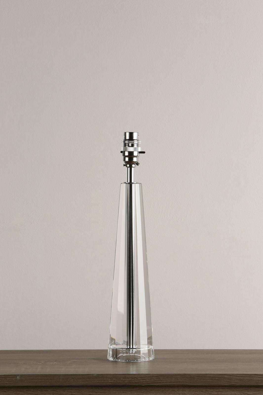 Laura Ashley Blake Large Table Lamp Crystal Polished Chrome Base Only