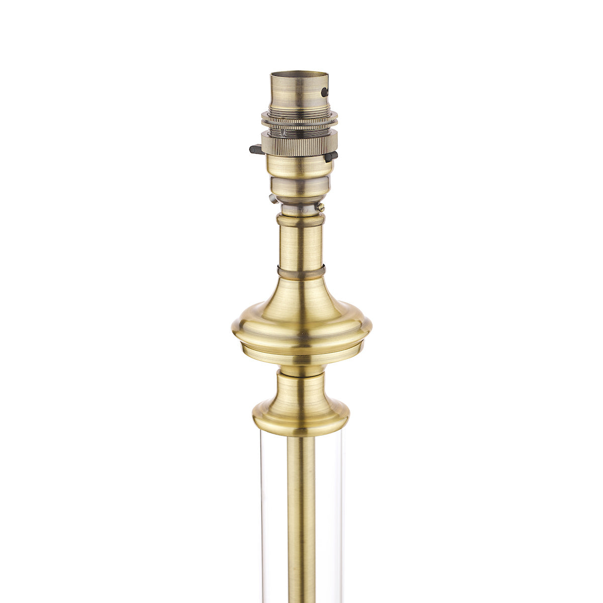 Laura Ashley Winston Table Lamp Antique Brass & Glass Base Only