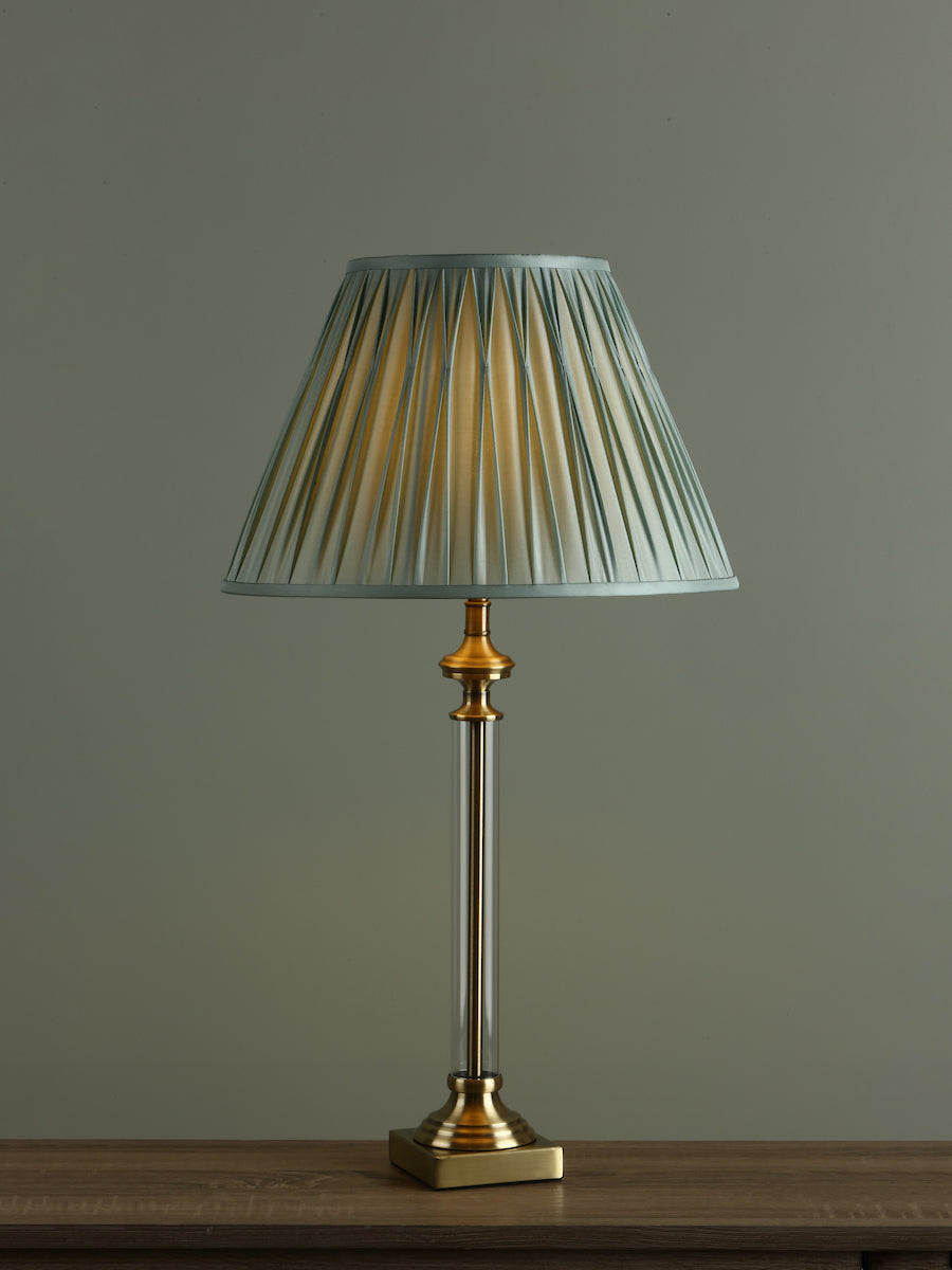 Laura Ashley Winston Table Lamp Antique Brass & Glass Base Only