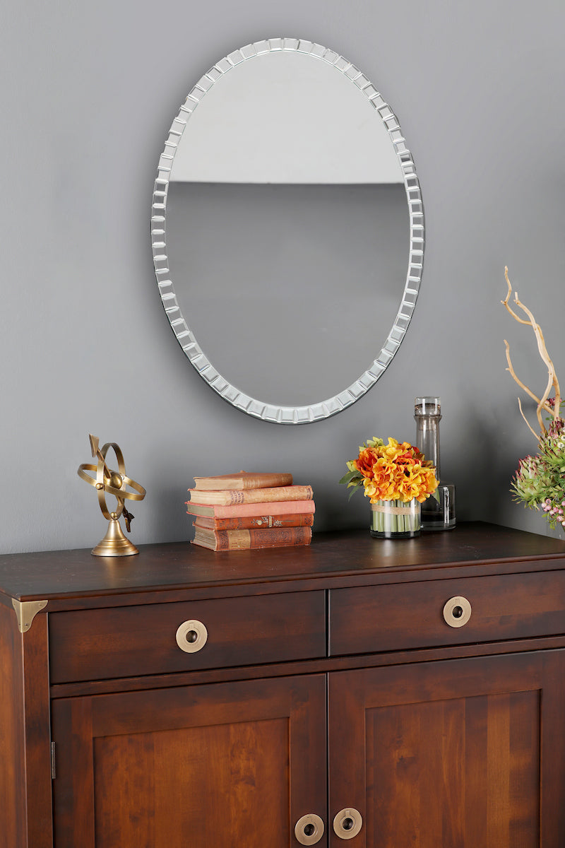 Oval Mirror Clear