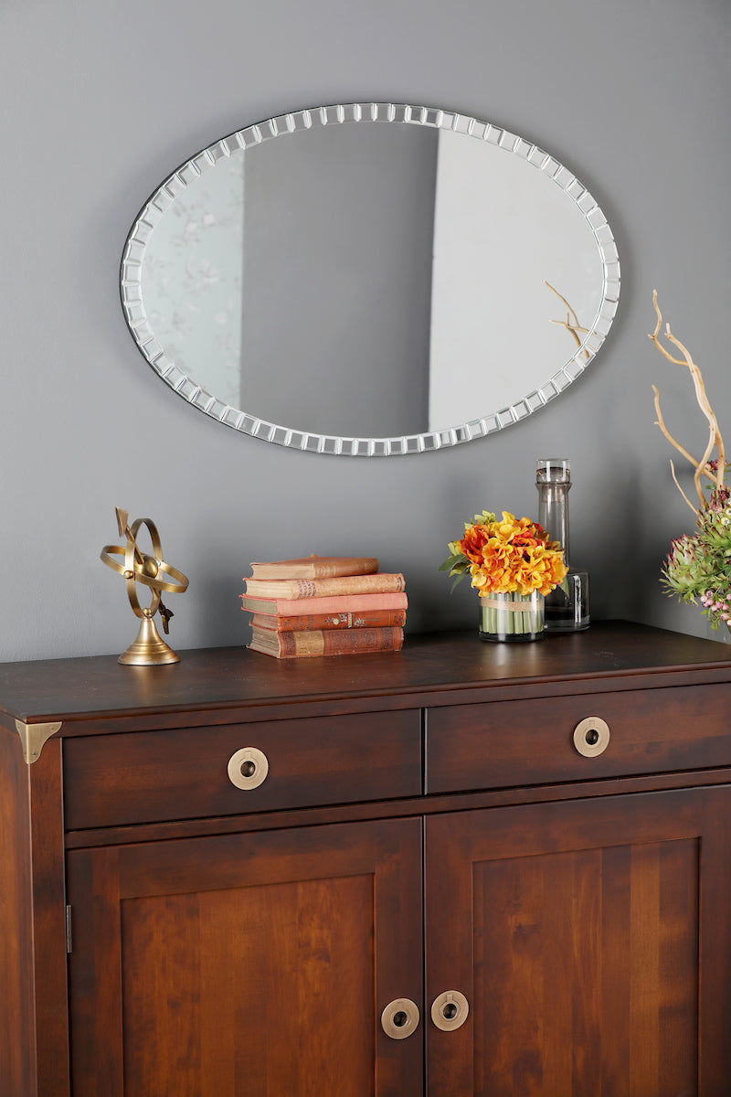 Oval Mirror Clear