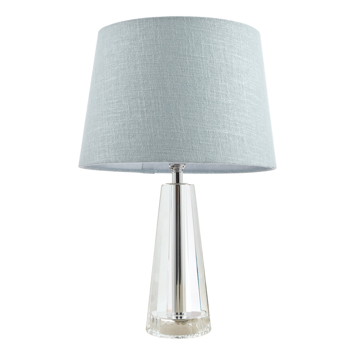 Laura Ashley Blake Small Table Lamp Crystal Polished Chrome Base Only