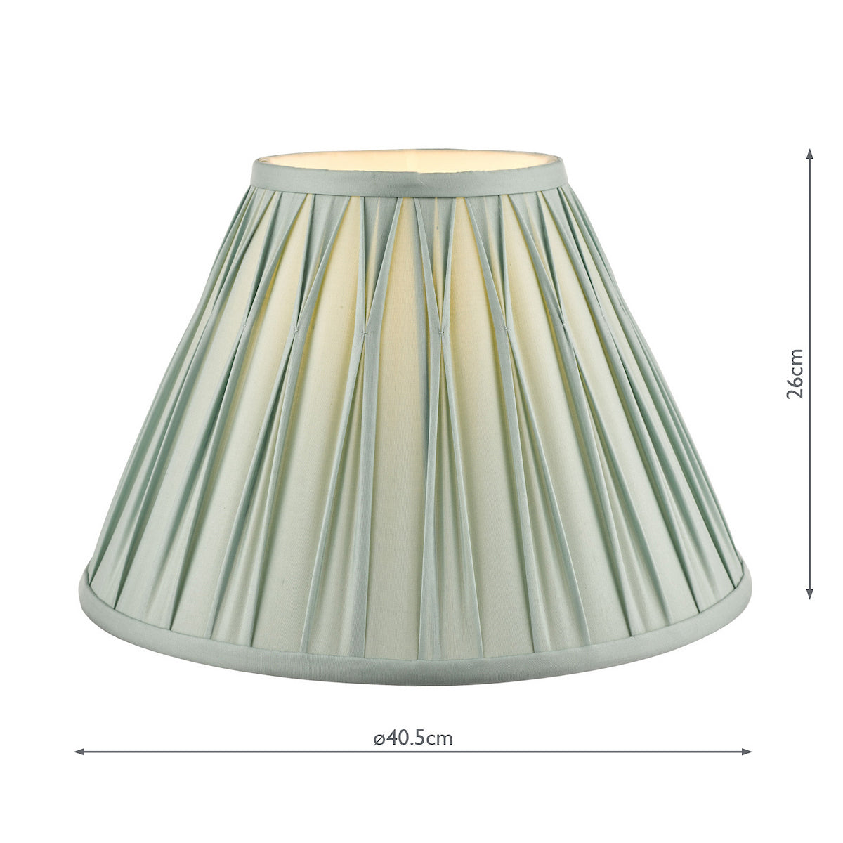 Laura Ashley Fenn Silk Empire Drum Shade Duck Egg 40cm/16 inch