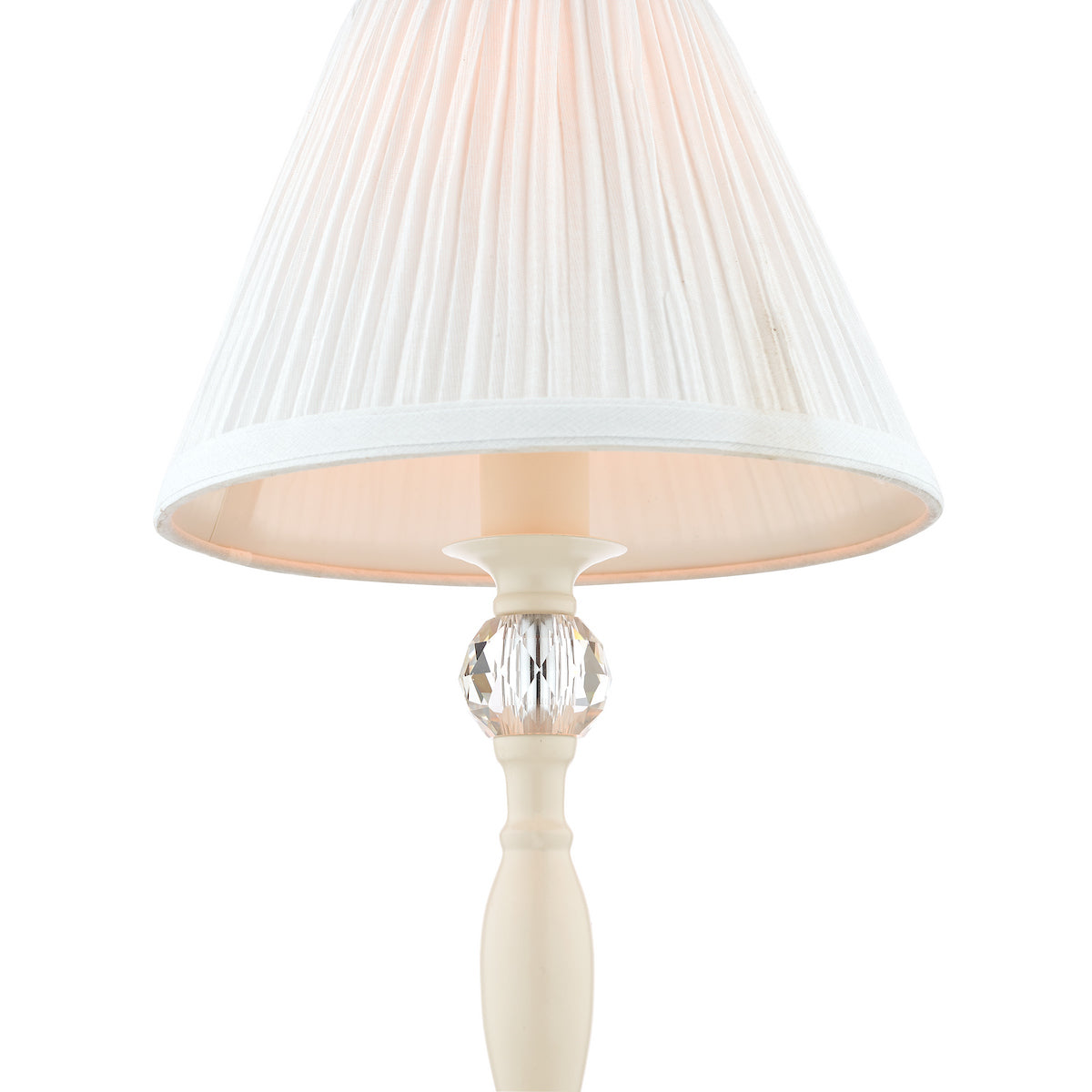 Laura Ashley Ellis Table Lamp Cream With Ivory Shade