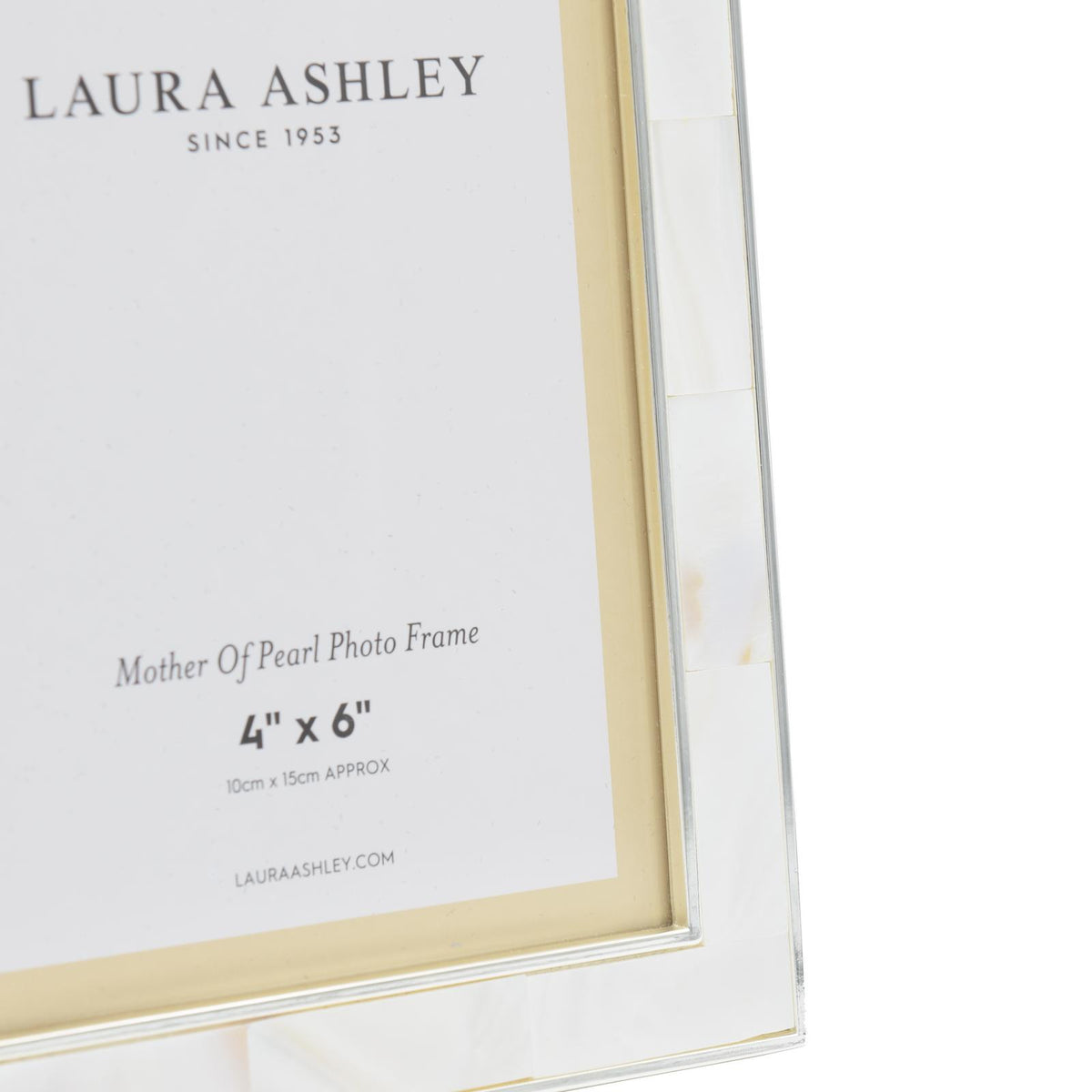 Laura Ashley Mother Of Pearl Photo Frame 4" x 6"