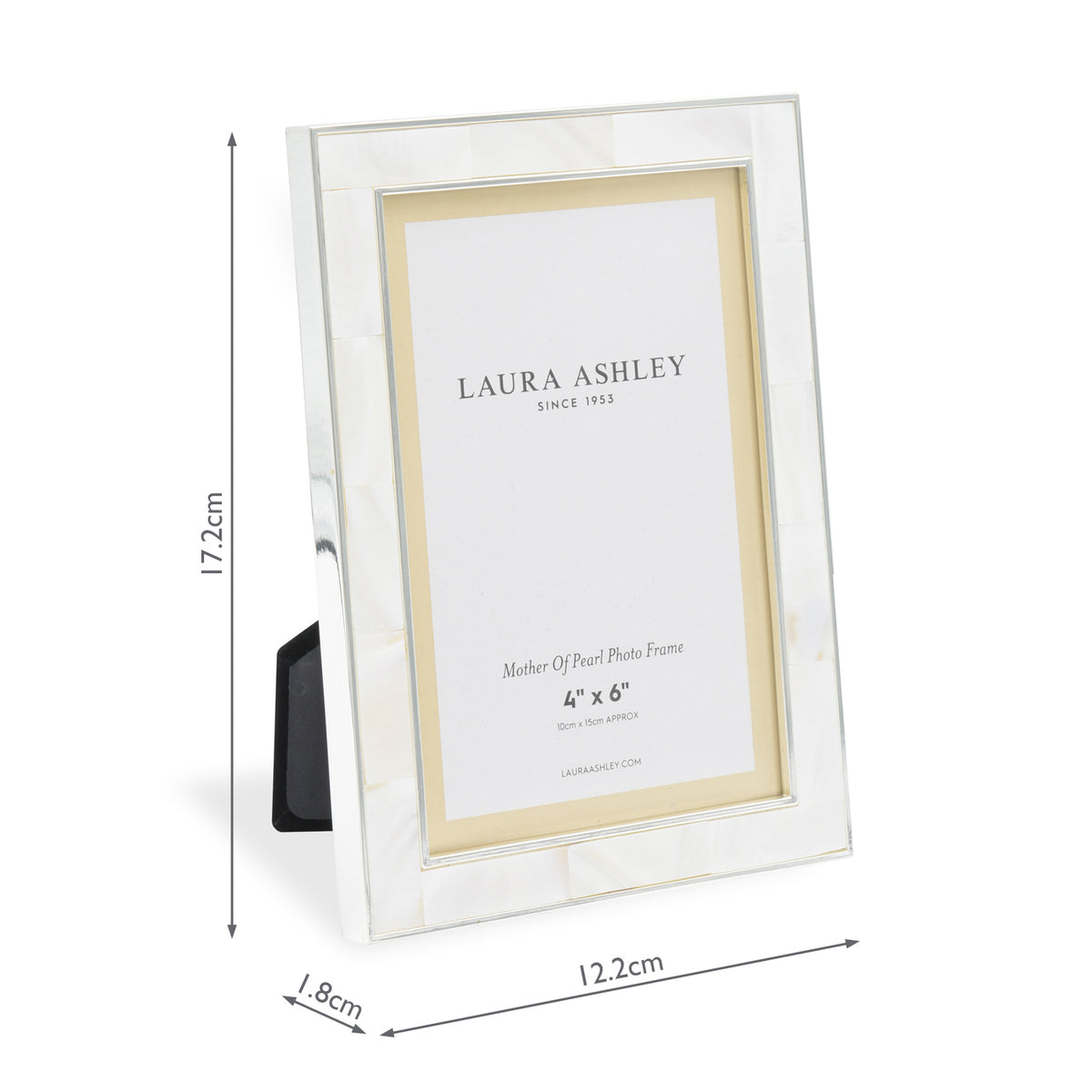 Laura Ashley Mother Of Pearl Photo Frame 4" x 6"