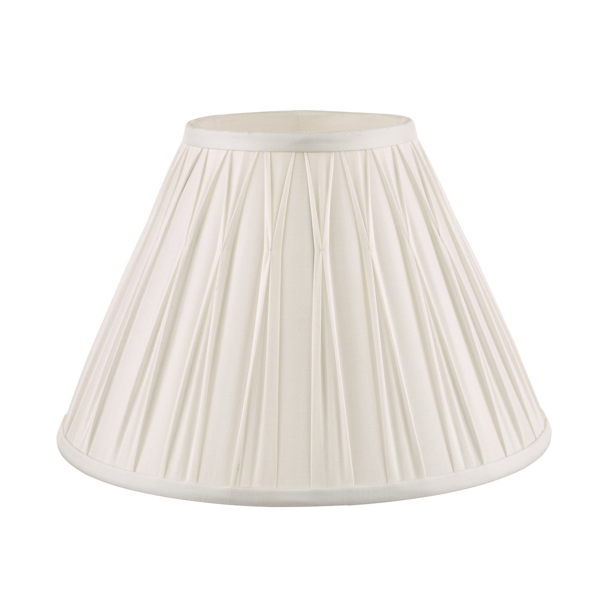 Laura Ashley Fenn Silk Empire Drum Shade White 35cm/14 inch