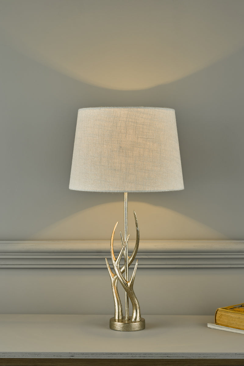 Laura Ashley Mulroy Antler Table Lamp Champagne Base Only